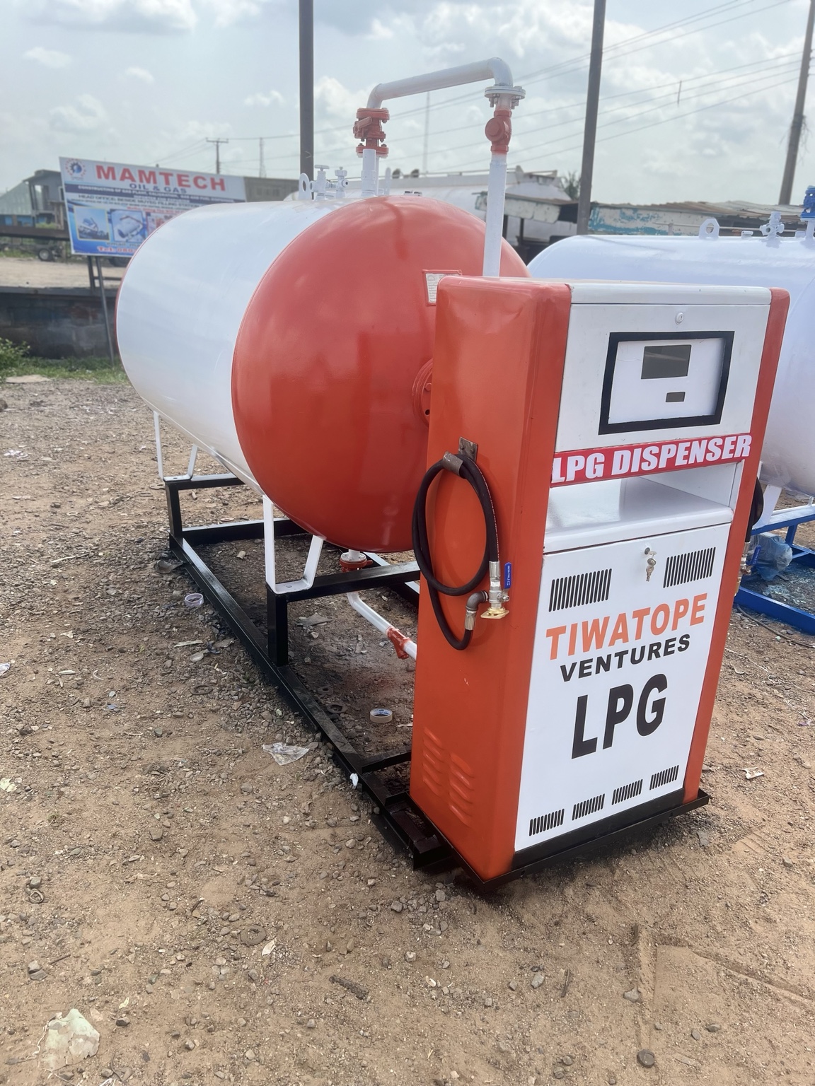 LPG dispenser and storage tank project